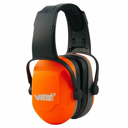 JACKSON SAFETY Over-the-Head Ear Muffs, 23 dB, H70 Vibe, Orange 20773